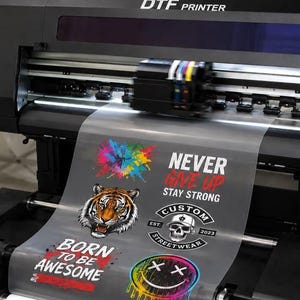 Gepersonaliseerde DTF-transfer – Uw logo/ontwerp voor textiel – gepersonaliseerde strijktransfers