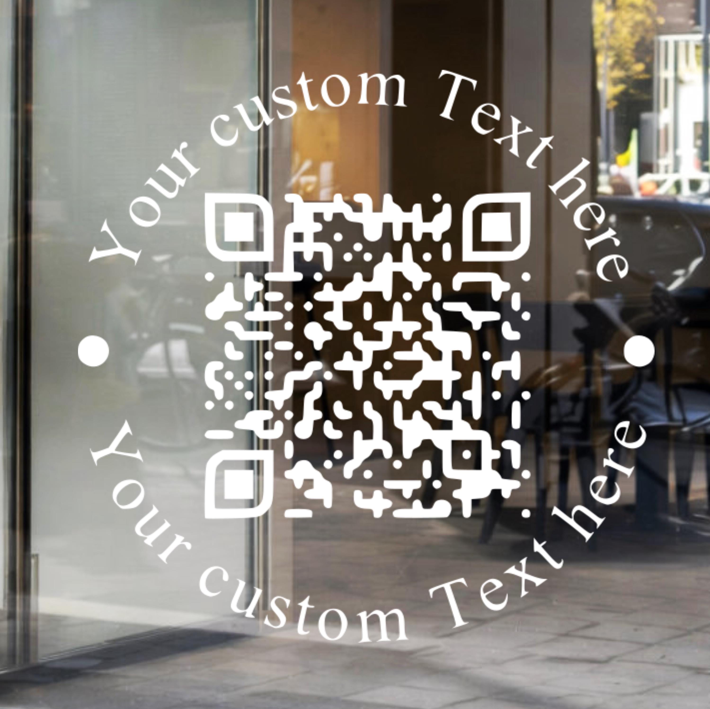 Qr Code Car Sticker Personalized QR Code Stickers – Weatherproof Vinyl Stickers for Cars ...