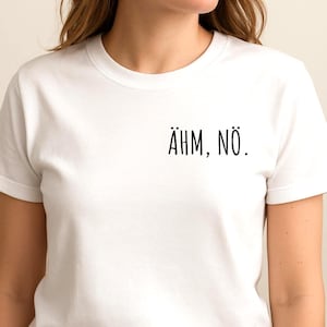 Iron-on image &quot;Um no&quot; for T-shirt I Statement shirt iron-on image I Gift idea girlfriend gift idea iron-on image