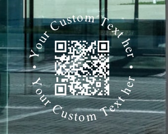 QR Code Vinyl Aufkleber Business Auto QR Code Webseite Werbung