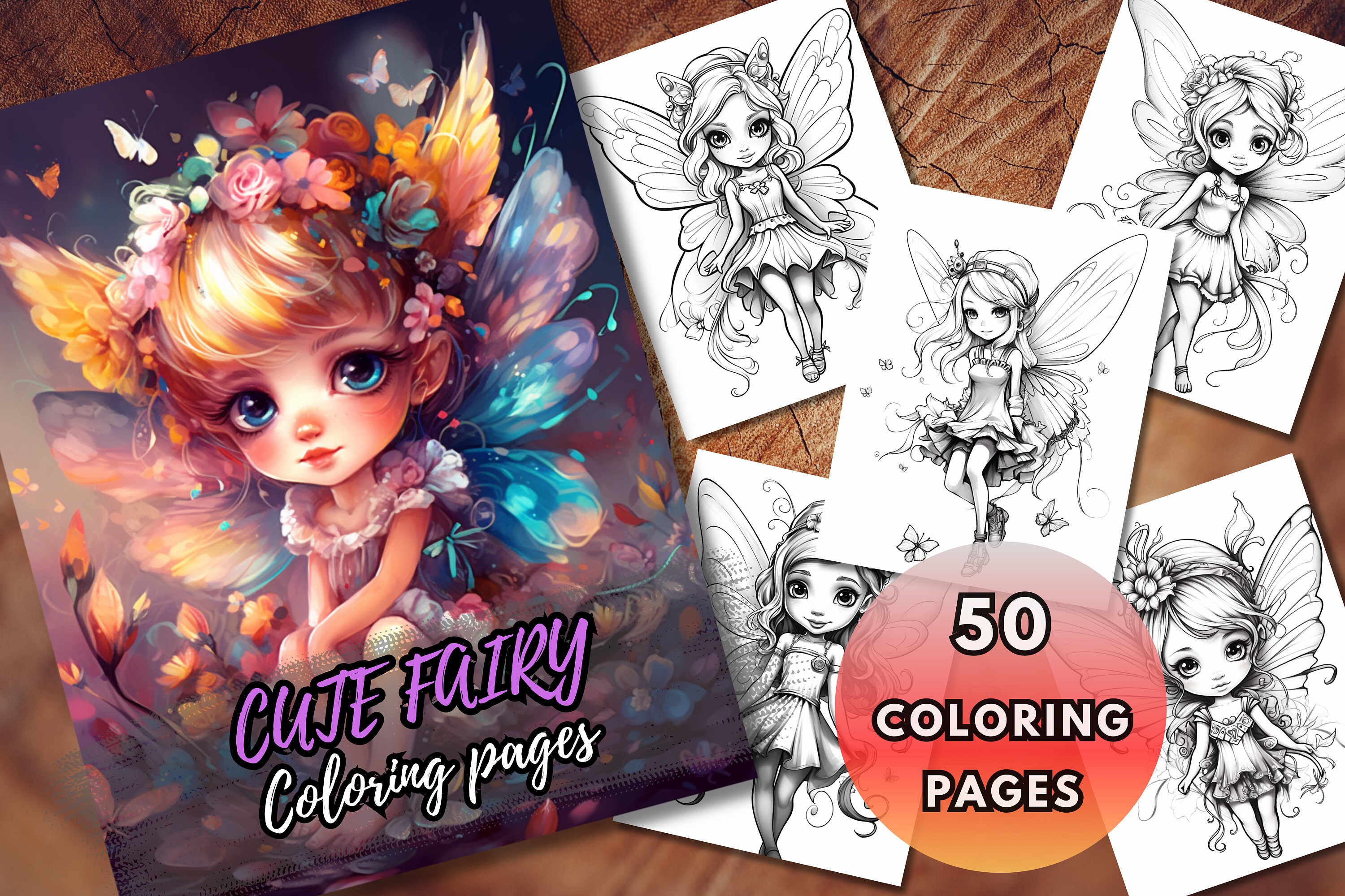 Printable Fairy Girls Coloring Pages - Magical and Whimsical Designs ...