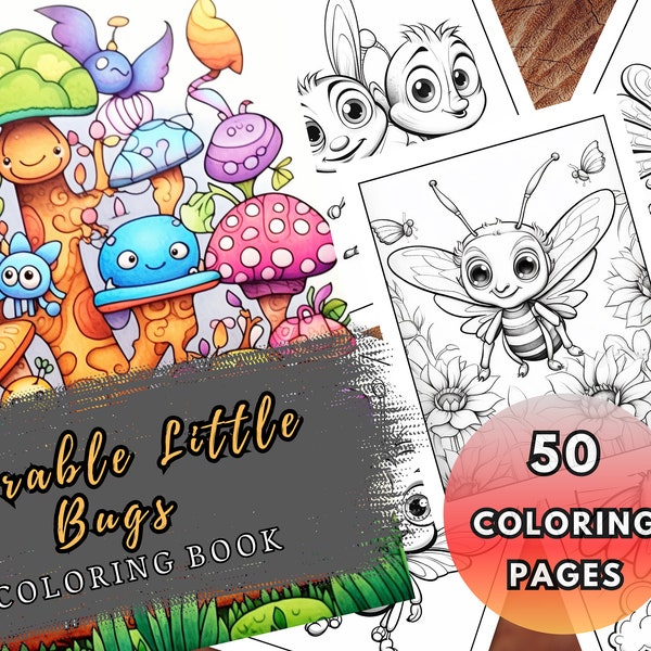 Bugs Coloring Book to print