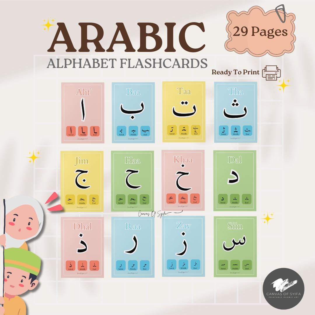 printable-arabic-alphabet-flashcards-for-kids-learn-hijaiyah-letters-arabic-letters-for-beginners-homeschool-learning-resource-etsy