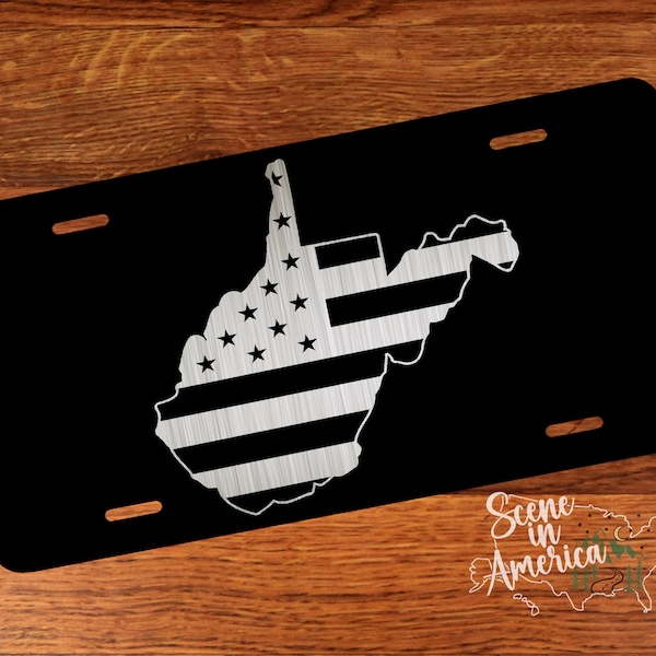 West Virginia Front License Plate Etsy