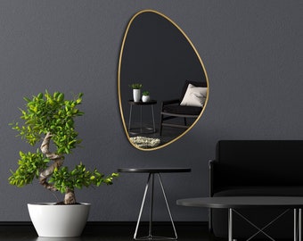 Irregular Large Wall Mirror, Design Mirror, Aesthetic Wall Mirror