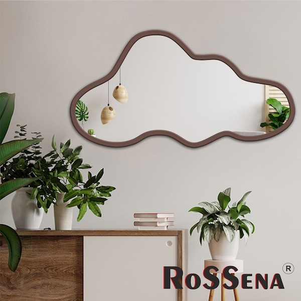 Wavy Cloud Mirror, Wall Cloud Mirror, Decorative Cloud Mirror, Home Mirror Decor,