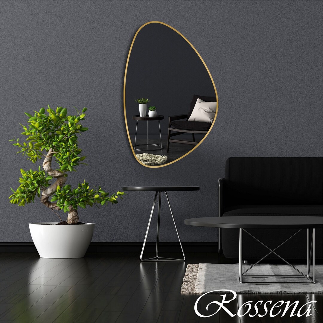 Irregular Large Wall Mirror, Design Mirror, Aesthetic Wall Mirror - Etsy