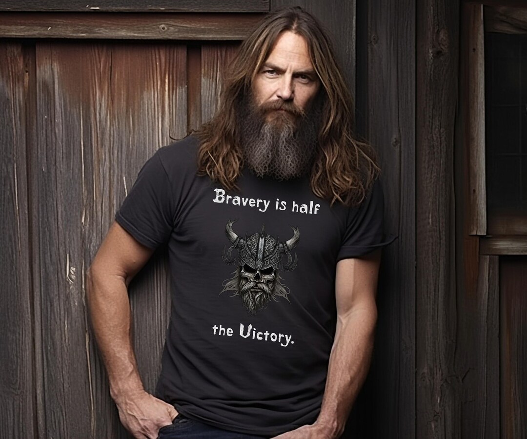 T-shirt Viking Berserker Forces Spéciales - Coton, Taille S à XXXXL, Motif Ragnar Odin Thor - B&C