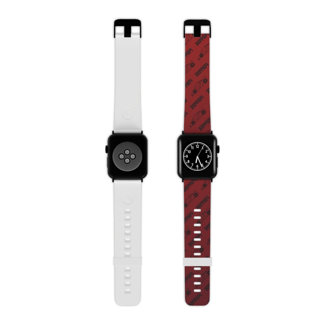 Shadow Red Ferrari Watch Band for Apple Watch - Etsy