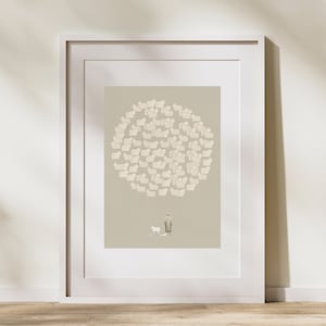 Parable of The Lost Sheep, Good Shepherd, Jesus Leaves The 99, Digital Print, Sketch, Jesus Art, Bible Wall Art, Christian Faith