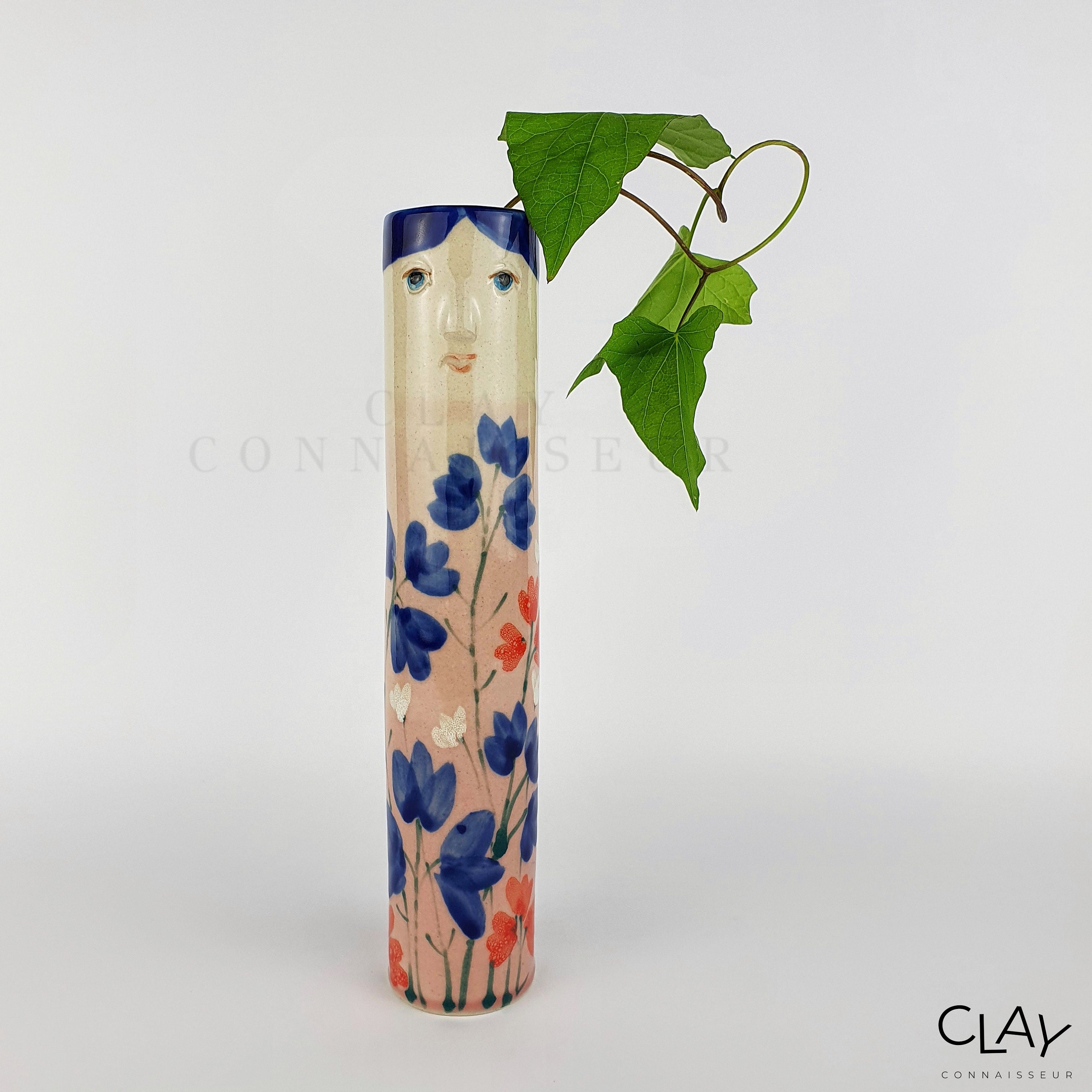 Floral Family Ceramic Bud Vases • Pottery Vases for Dried Flowers ...