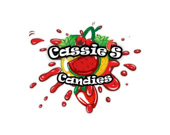 Disegni logo personalizzati - Negozio di barbiere alimentare tatuaggio camion cibo allevatore di cani Chamoy Disegni logo personalizzati