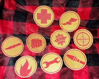 TF2 RED team patches