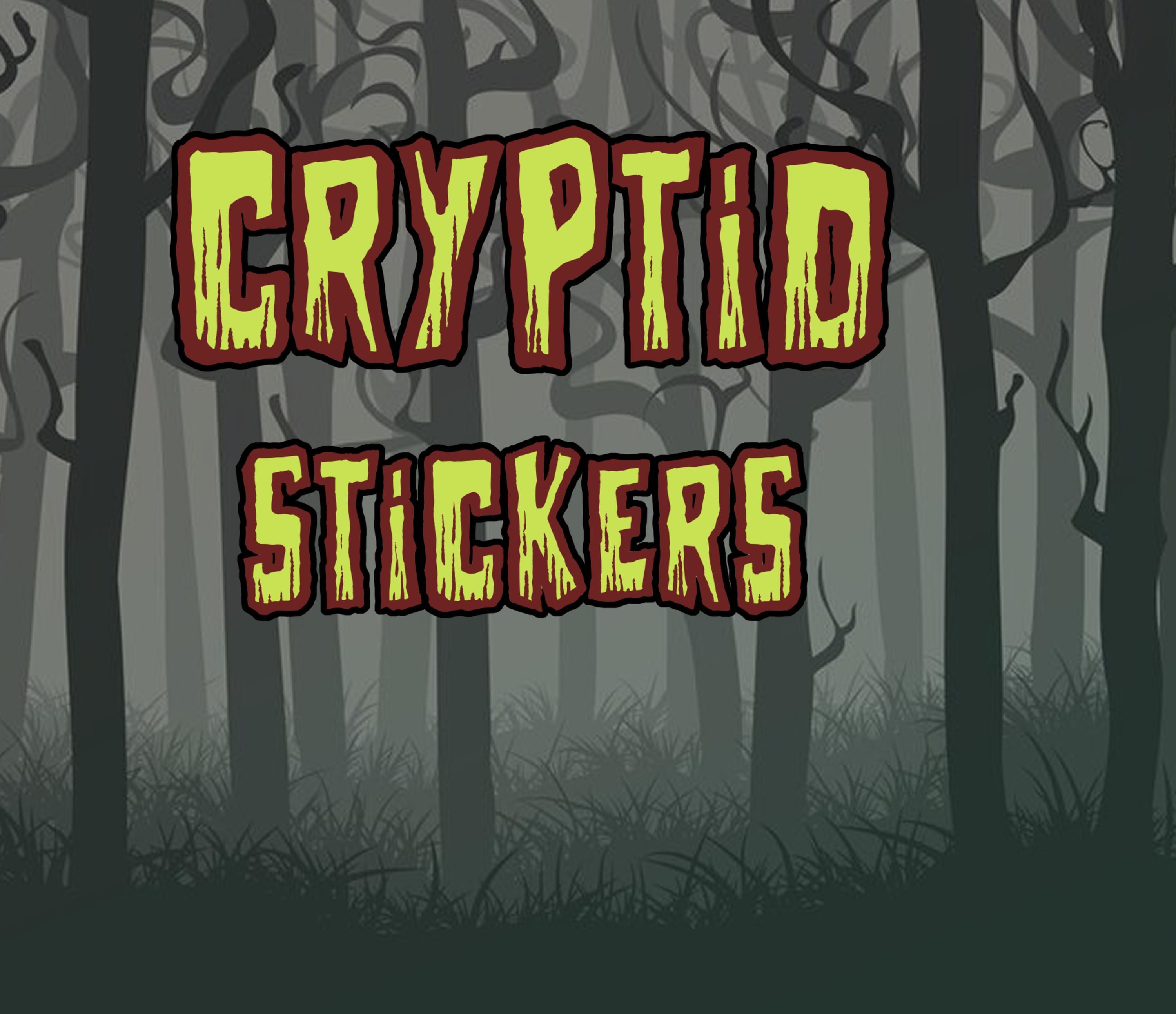 Cryptid Creatures stickers