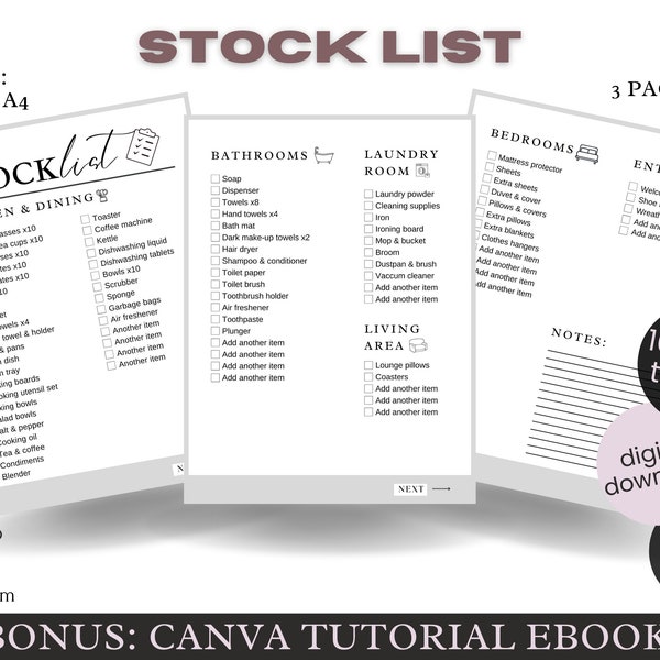 Airbnb Stocklist Etsy