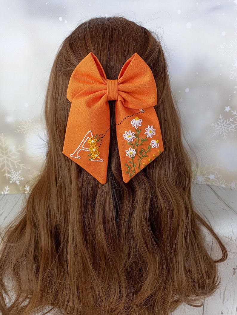 Blue - Handmade Women's Bow Hair Clip 95