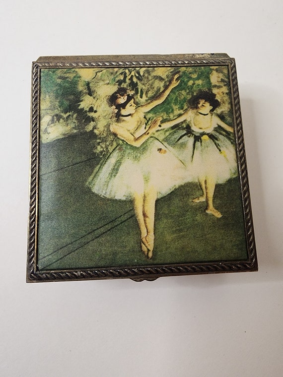 Trinket Box Velvet Lined Ballerina Danseuses En J… - image 4