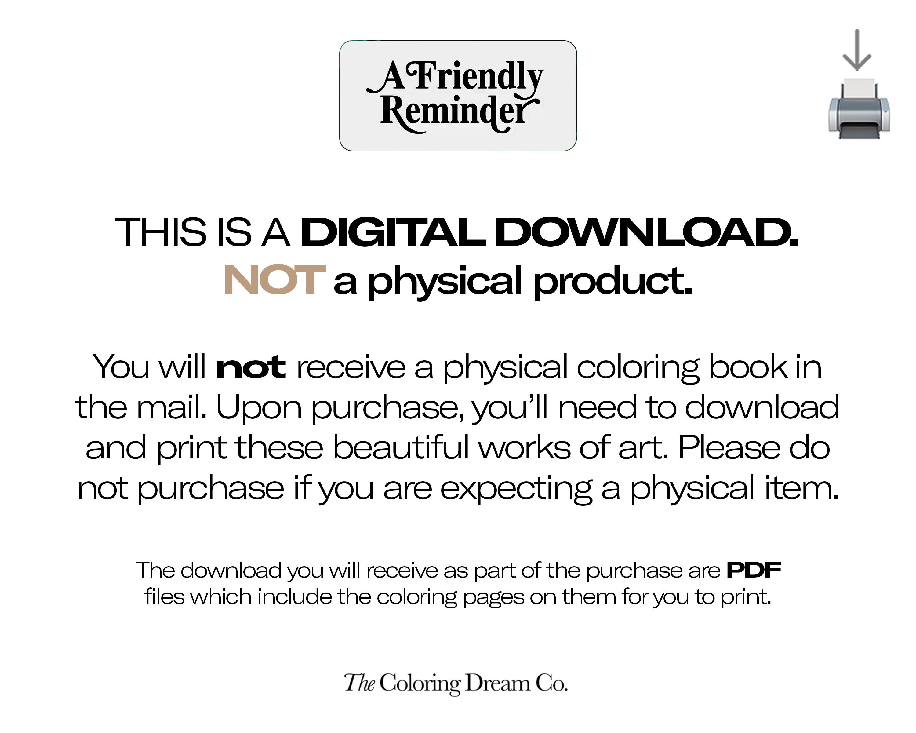 Botanical Flowers Coloring Book, Beautiful Flowers Coloring Page ...