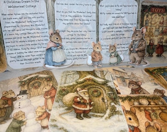 Christmas Mice Story building Prompt Cards, Winter Storytelling, Kids Conversation, Montessori Learning, Homeschool, Classroom, Paper Dolls