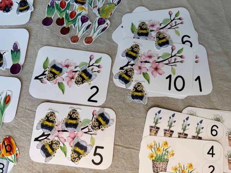 Spring Flower Matching Sorting Activity Pack, Spring Learning ...