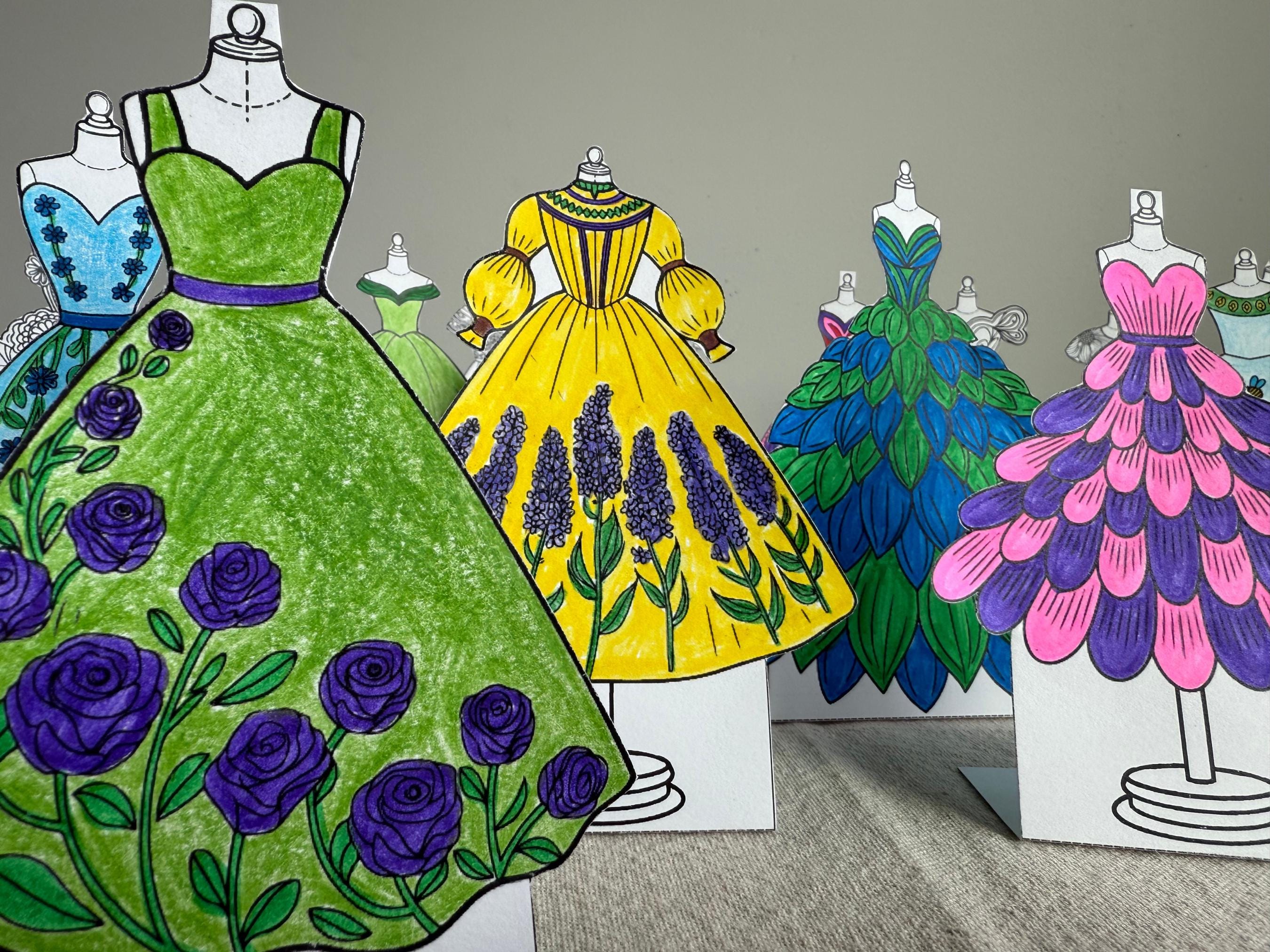 green emerald velvet dress Creativity for Kids Designed by You Fashion Studio main image 0