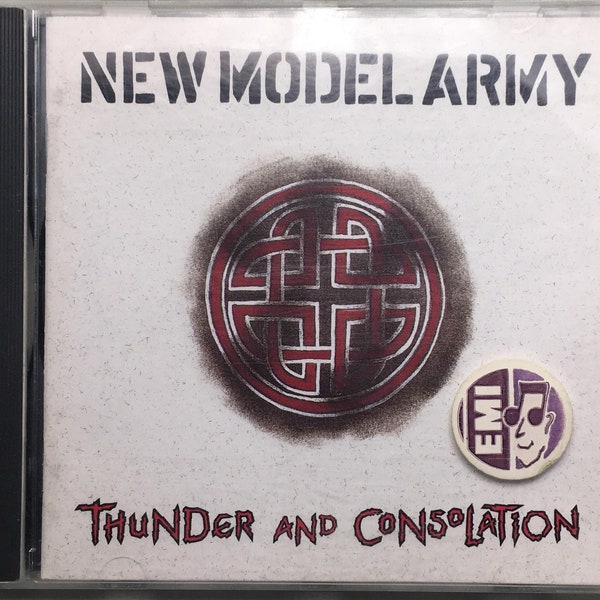 Vintage Musik CD New Model Army – Thunder And Consolation 1989 EMI Records Made in UK Ausgezeichneter Zustand