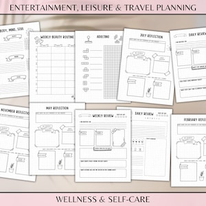2026 Bullet Journal Printable Bujo Journal Pages Daily Week Month Planner Goal Tracker Financial Budget Templates Self Care Expense Trackers image 9