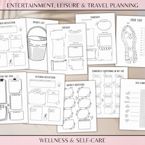 2026 Bullet Journal Printable Bujo Journal Pages Daily Week Month Planner Goal Tracker Financial Budget Templates Self Care Expense Trackers image 6