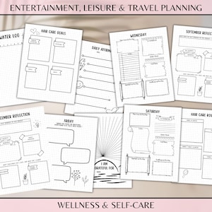 2026 Bullet Journal Printable Bujo Journal Pages Daily Week Month Planner Goal Tracker Financial Budget Templates Self Care Expense Trackers image 10