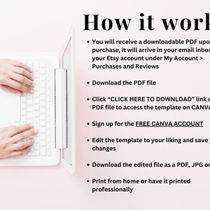 Featured Signature Drink Sign Bar Menu Template Minimalist Printable ...