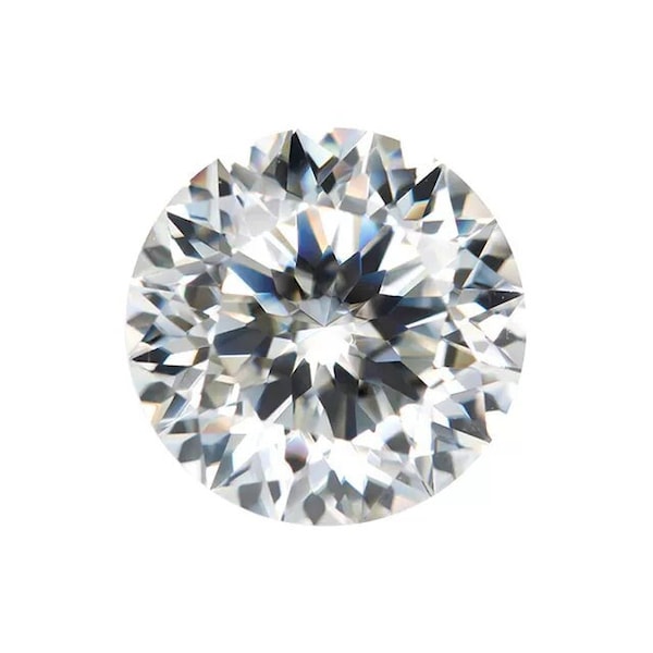 GMA Pflaumenblüte 81 Cut Diamant Zertifiziert l Moissanite Runde Brilliant Steine mit GMA-Zertifikat | 0,5- 5ct | D Fl l Belgien