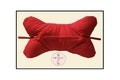 Neck Pillow - bone, zipper for easy maintenance, durable, no fray, very soft filling, made to order.