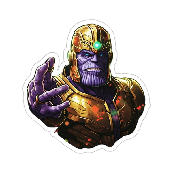 Sticker Thanos stickers for laptop stickers for water bottle stikers thanos mcu