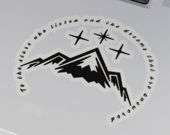 ACOTAR Velaris Night Court To the stars who listen Sticker