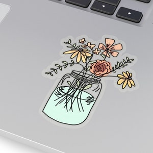 Durchsichtige Flower Bouquet Sticker