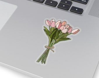 Tulip Flower Bouquet Sticker