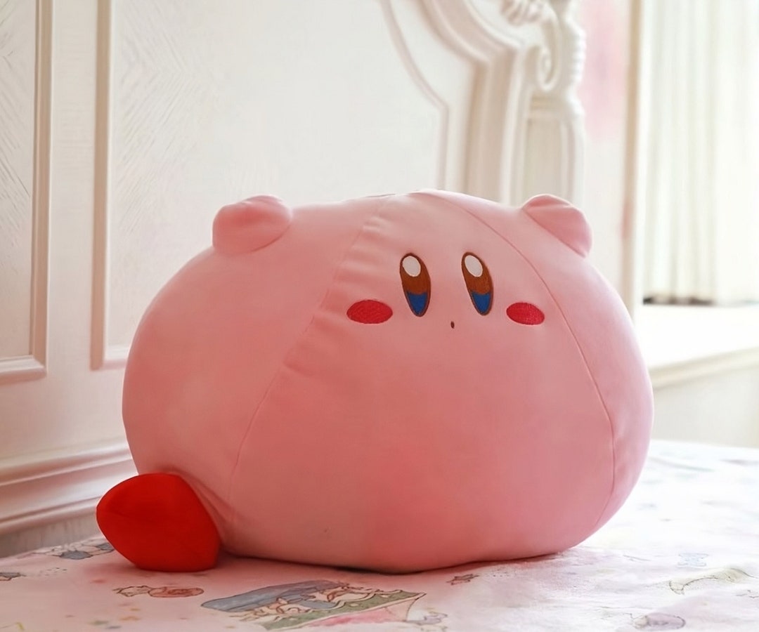 Jumbo Kirby Pillow Plush Doll Perfect Gift for Kirby Fans & Etsy Canada