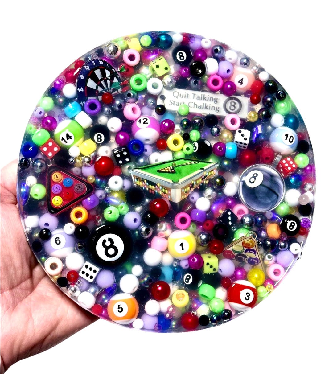 Pool Table Fidget Toy Billiards Fidget Pad: Reusable Fidget Toy, Skin Picking Alternative ...