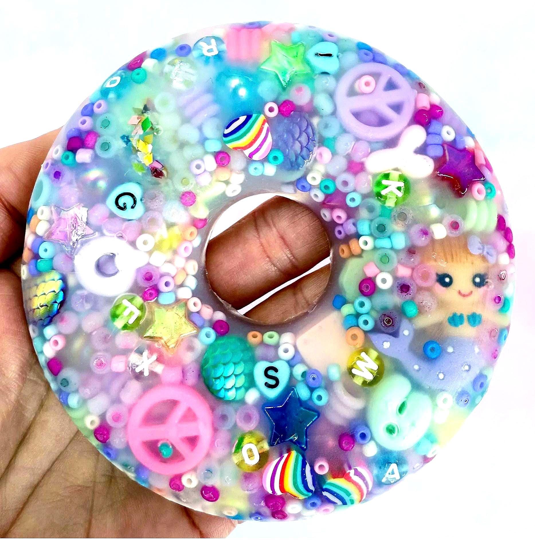 Picky Pad Fidget Toy -Colorful Donut Shape Dermatillomania Toy, Stress Relief, Autism, Anxiety, Skin Picking, Hair Pulling, Mystery Surprise