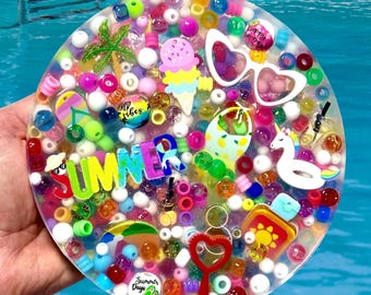 Dolce panno riutilizzabile estivo antistress: giocattolo sensoriale tattile per alleviare stress e ansia, ideale per chi si tocca la pelle o schiaccia i brufoli, con un tesoro nascosto.