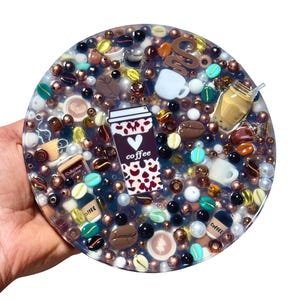Coffee Bean Picky Pad: Reusable Fidget Toy, Skin Picking Alternative, Anxiety Relief, ADHD Focus Toy, Quiet Sensory Fidget