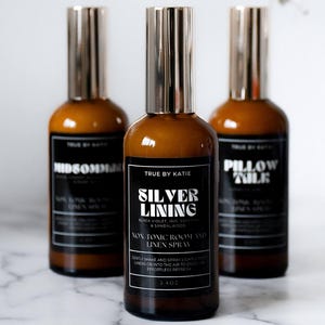 Non-Toxic Room and Linen Spray | Eco-Friendly Home Fragrance | Choose from 9 Scents | 3.4oz Amber Glass Bottles