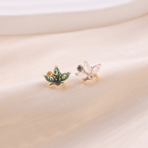Etsy flat back earrings deals