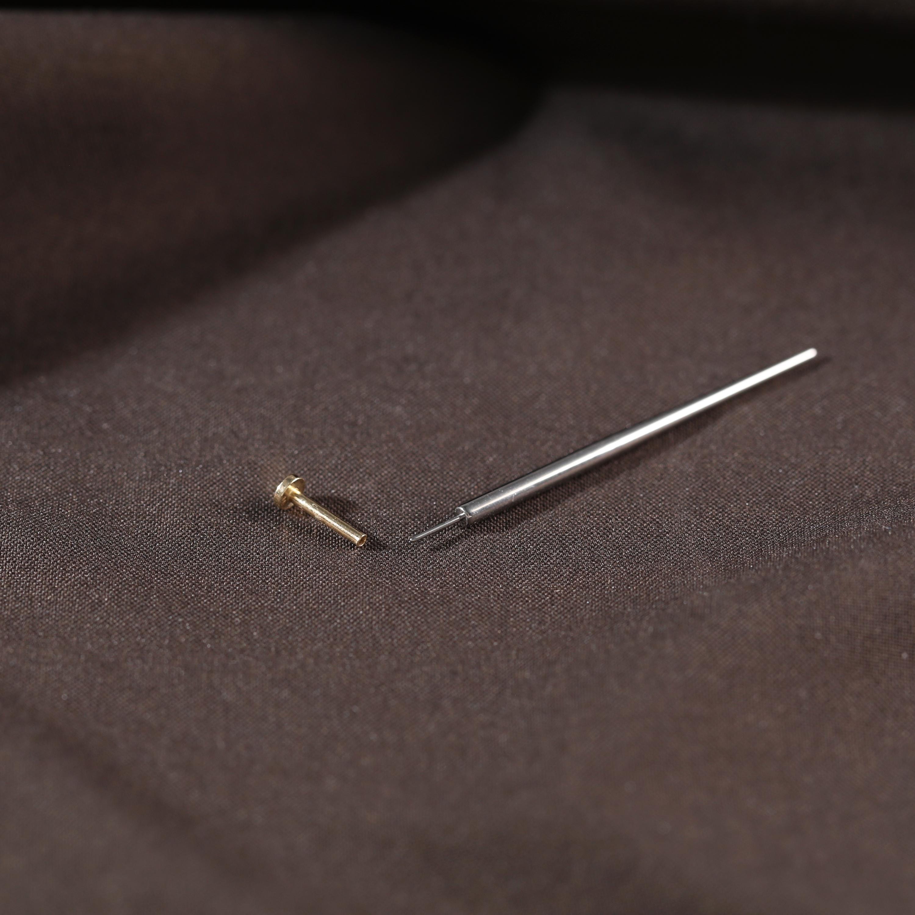 Threadless Pin Titanium Threadless Insertion Pin Tool, Easy Jewelry Insertion & Self ...