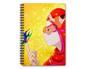 Ashitaka #120 collection Mask Spiral Notebook | Ruled Journal