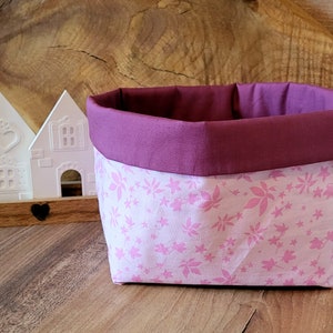Utensilo, basket, bread basket, fruit basket, fabric basket, reversible basket sewn handmade