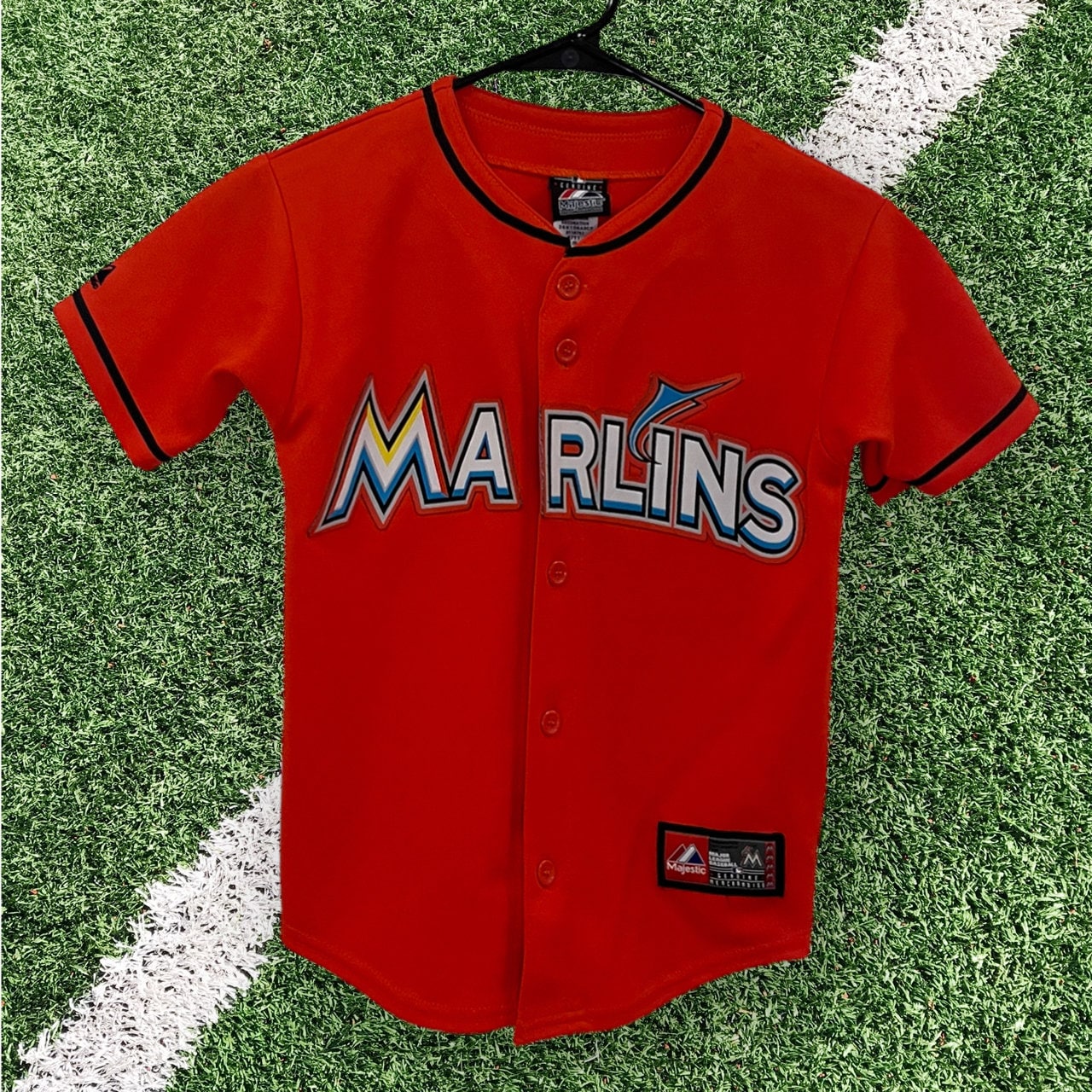 90s Miami Marlins Majestic Stitched Jersey Size Large 