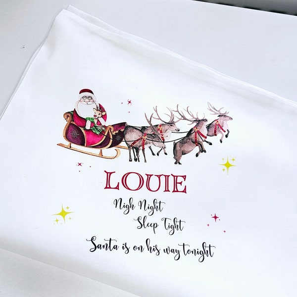 Christmas Pillowcase Etsy UK