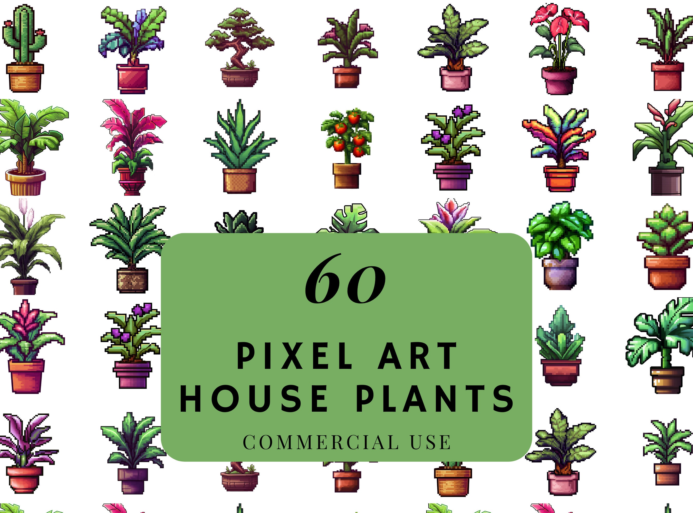 Cacti pixel art set cactus com coleção de flores flora do deserto