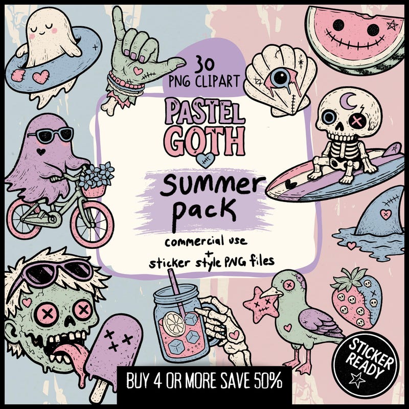 Goth Alternative Clips - Etsy